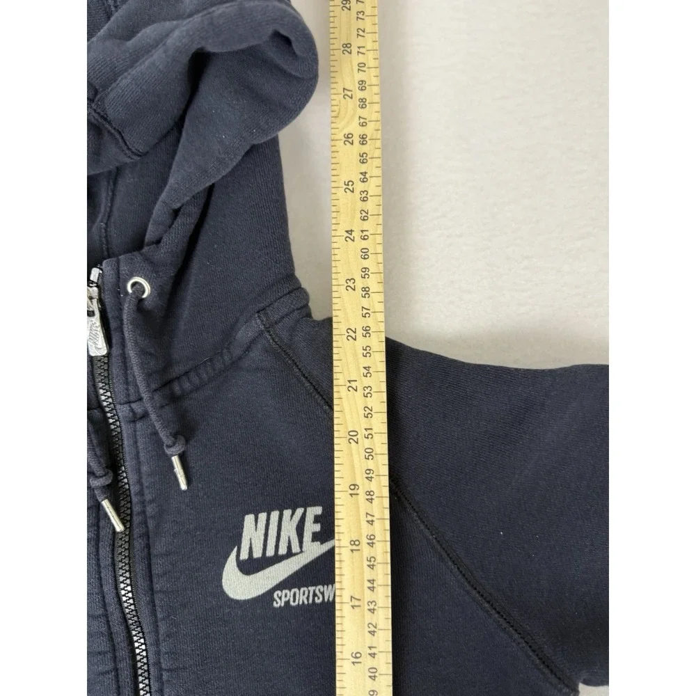 Nike Sportswear Big Kids' Boys' Full Zip Hoodie Navy Blue Size‎ Medium M (10-12)